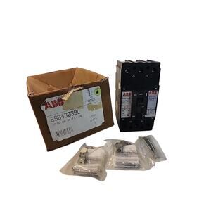 NEW ABB ESB43030L 30 amp 3p 480 volt ESB Circuit Breaker with Lugs